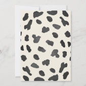 ウエスタンハウディベビーカウボーイベビーシャワー 招待状 (裏面)