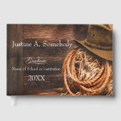 ウエスタンハットとラッソの卒業式パーティー ゲストブック (正面)