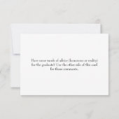 ウエスタンハットとラリアットの大学院アドバイス ノートカード (裏面)