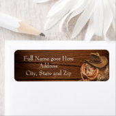 ウエスタンハットラッソ卒業差出人住所 ラベル (インサイチュ)