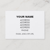 ウエスタンハニービーマクロ 名刺 (裏面)