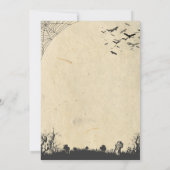 ウエスタンハロウィンホームダウンカウボーイパーティー 招待状 (裏面)