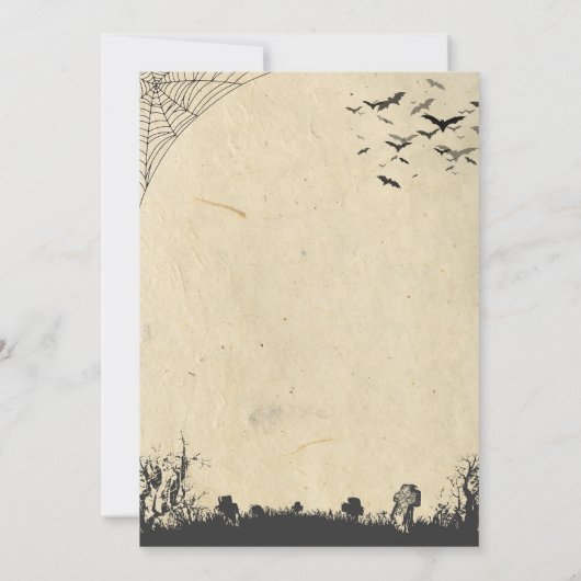 ウエスタンハロウィンホームダウンカウボーイパーティー 招待状 (裏面)