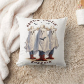 ウエスタンハロウィン不気味カウボーイ幽霊カスタム クッション (ブランケット)