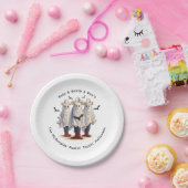 ウエスタンハロウィン不気味カウボーイ幽霊カスタム ペーパープレート (パーティー)