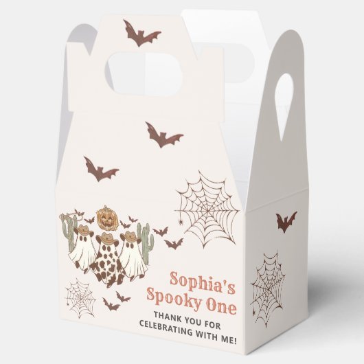 ウエスタンハロウィーンサボテン誕生日パーティー フェイバーボックス (オープン)