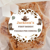 ウエスタンハロウィーン誕生日サンキュークラス ラウンドシール