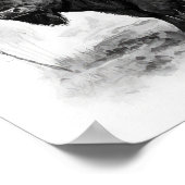 ウエスタンバッファローアートプリントポスター ポスター (角)