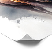 ウエスタンバッファローアートプリントポスター ポスター (角)