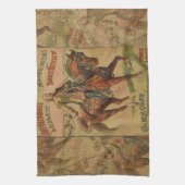 ウエスタンバッファロービルワイルドウェスト キッチンタオル (縦)