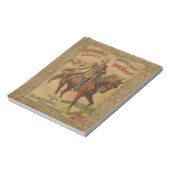 ウエスタンバッファロービルワイルドウェスト ノートパッド (回転)