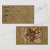 ウエスタンバッファロービルワイルドウェスト 名刺 (正面/裏面)