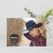 ウエスタンバナーフォト招待状 招待状 (スタンド正面)