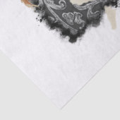 ウエスタンバレルレーシング女性のカーボーイデコページ 薄葉紙 (詳細)