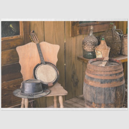 ウエスタンバンゴデコページティッシュペーパー 薄葉紙 (正面)