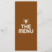 ウエスタンバーンオレンジブルモダンスカル結婚ズ メニュー (裏面)