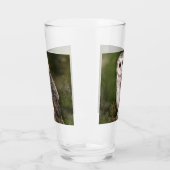 ウエスタンバーンフクロウガラス タンブラーグラス (左)