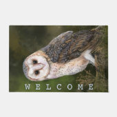 ウエスタンバーンフクロウドオーマ ドアマット (正面)