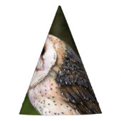 ウエスタンバーンフクロウパーティーハット絵画- パーティーハット (正面)