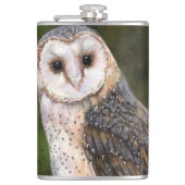 ウエスタンバーンフクロウフラスコ フラスク (正面)