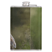 ウエスタンバーンフクロウフラスコ フラスク (裏面)