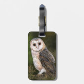 ウエスタンバーンフクロウラゲッジタグ ラゲッジタグ (裏面縦)