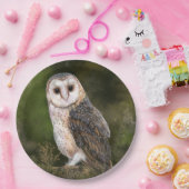 ウエスタンバーンフクロウ紙プレート ペーパープレート (パーティー)