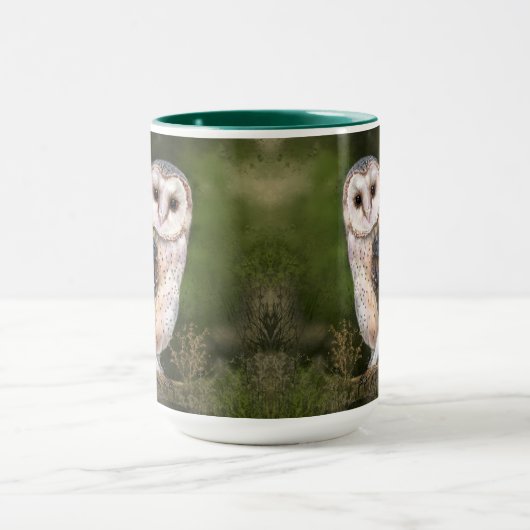 ウエスタンバーンフクロムグ絵画- マグカップ (中央)