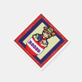 ウエスタンパーティーロデオピエロアンドバレル スタンダードカクテルナプキン (角)