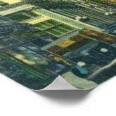 ウエスタンビューの7番目の通りから春通り ポスター (角)