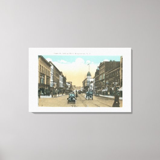 ウエスタンビューオブコート通り キャンバスプリント (正面)