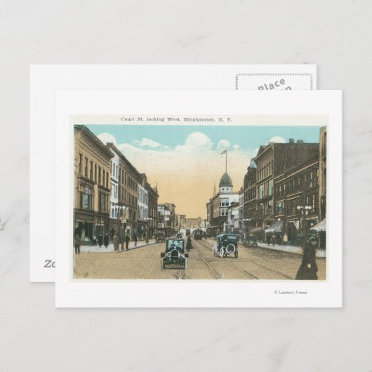 ウエスタンビューオブコート通り ポストカード (正面/裏面)