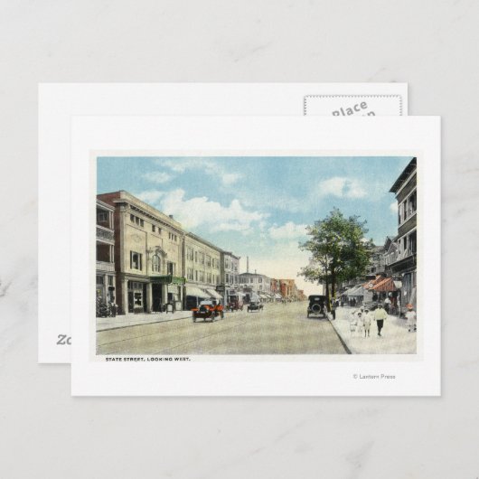 ウエスタンビューオブ州通り ポストカード (正面/裏面)