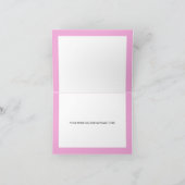 ウエスタンピンクチャラキンセアニェラサンキューカード 招待状 (内部)