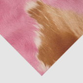 ウエスタンピンクブラウンクリーム女性のカーボーイ牛革 薄葉紙 (詳細)