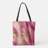 ウエスタンピンク金ゴールド女性のカーボーイ牛革 トートバッグ (裏面)