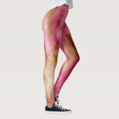 ウエスタンピンク金ゴールド女性のカーボーイ牛革 レギンス (右)