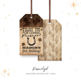 ウエスタンファウンディング誕生日サンキューユーラベル ギフトタグ