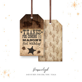 ウエスタンファウンディング誕生日サンキューユーラベル ギフトタグ