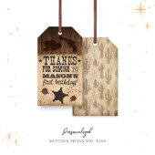 ウエスタンファウンディング誕生日サンキューユーラベル ギフトタグ