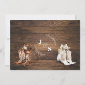 ウエスタンファンシーノージャストカジュアルラヴ結婚ズ 招待状 (裏面)