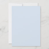 ウエスタンファーストリートカウボーイ誕生日 招待状 (裏面)