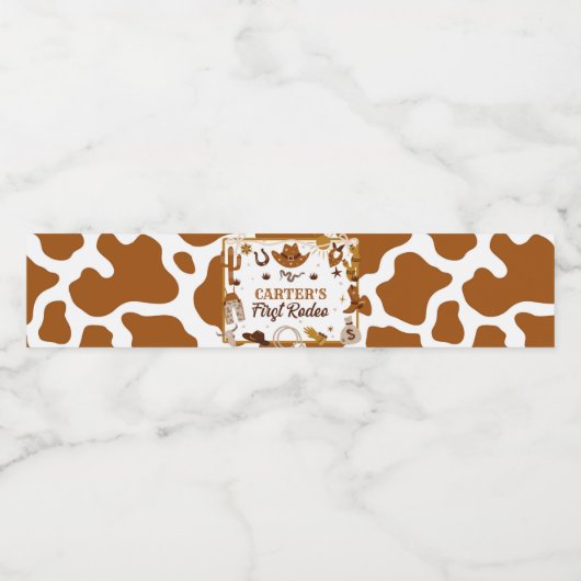 ウエスタンファーストロデオ誕生日 ペットボトルラベル (シングルラベル)