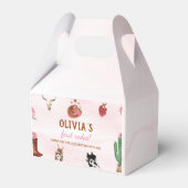 ウエスタンファースト女性のカーボーイ誕生日ビーフボックス フェイバーボックス (正面サイド)