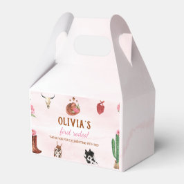 ウエスタンファースト女性のカーボーイ誕生日ビーフボックス フェイバーボックス