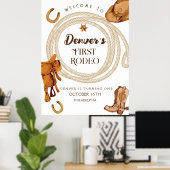 ウエスタンファースト男女兼用ロデオウェルカムサイン ポスター (ホームオフィス)