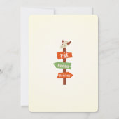 ウエスタンファースト誕生日ロデオベビー 招待状 (裏面)