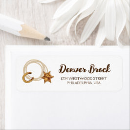 ウエスタンファースト誕生日 男女兼用 ラベル