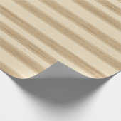 ウエスタンファームクリームストライプ誕生日 ラッピングペーパー (角)