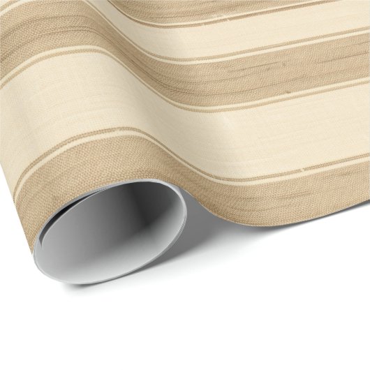 ウエスタンファームクリームストライプ誕生日 ラッピングペーパー (ロールコーナー)